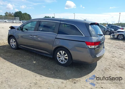 2017 Honda Odyssey Se из США, поврежденный, VIN 5FNRL5H33HB005278